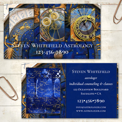 Your photos professional astrology business card