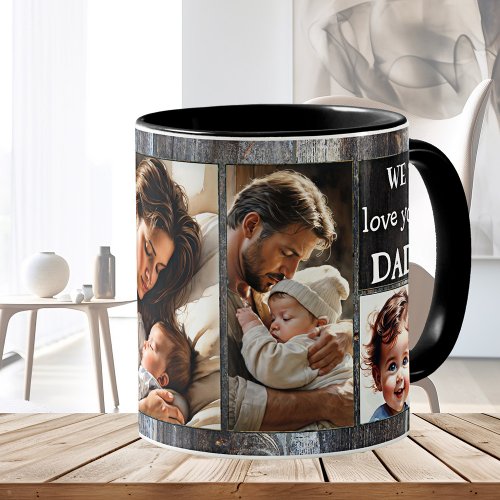We love you dad photo mug