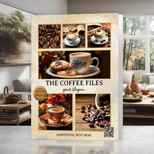 Photo portfolio coffee pocket folder