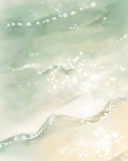 Fun watercolor beach art