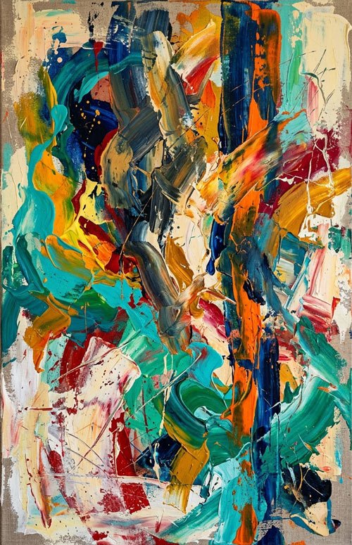 Gemini created abstract art supposedly Kandinsky style