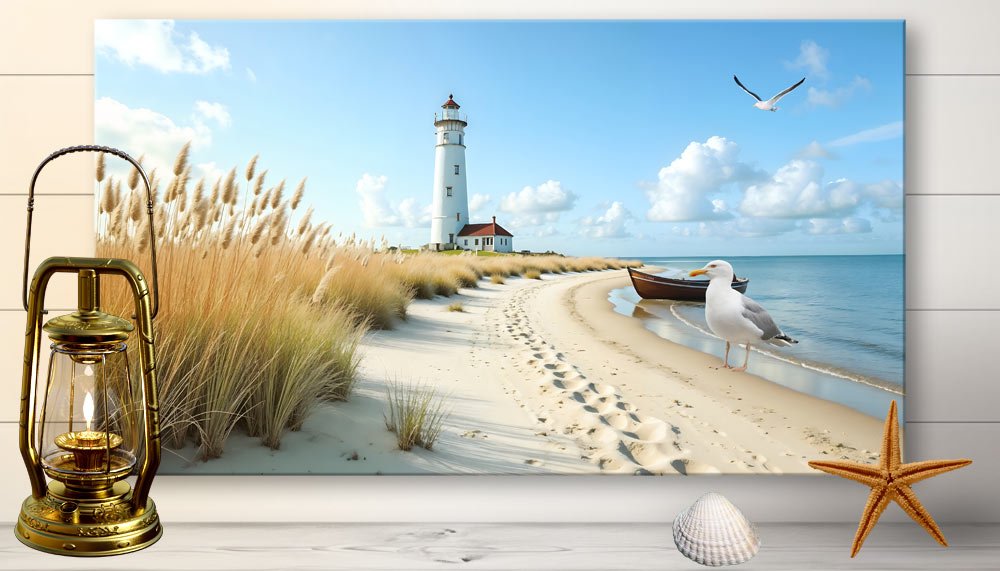 Fun beach art