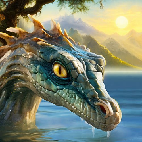 Dragon - fine art by Anne Vis